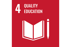SDG4 icon. 