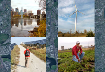 4 sustainability related images. 