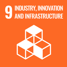 SDG#9 Industry, Innovation and Infrastructure Icon