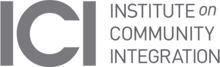 Institute on Community Integration logo. 