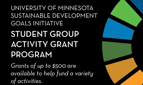 SDG Student Activity Grant Overview. 
